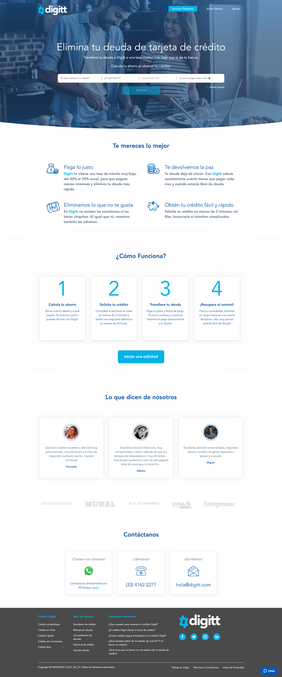 Former Digitt Homepage